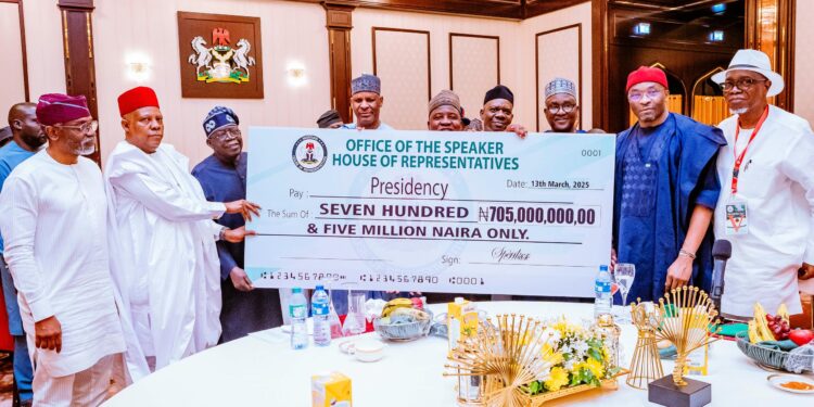 Reps Donate N705m to Support Tinubu’s Govt