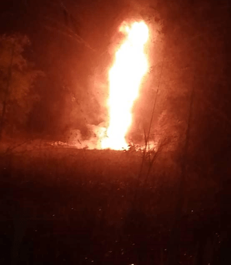 BREAKING: Rivers Trans-Niger Pipeline Explodes