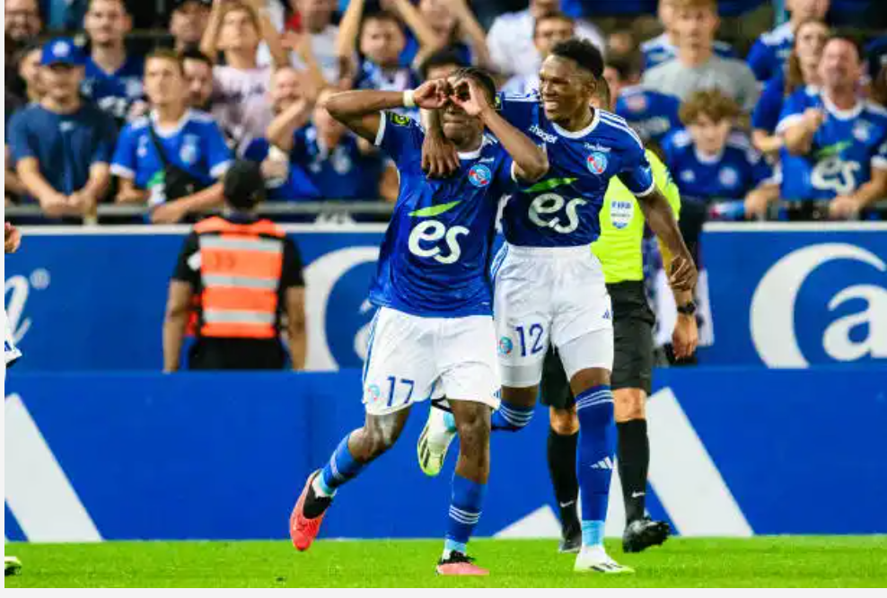 Strasbourg Stun Lyon with 4-2 Victory in Ligue 1 Thriller