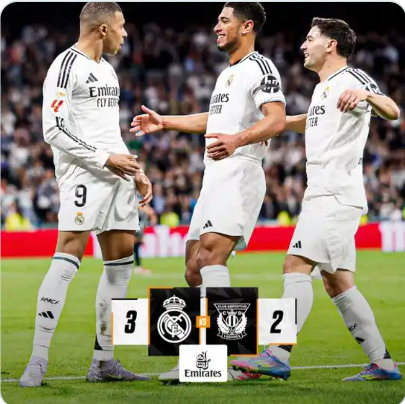 Real Madrid Edge Past Leganes in Thrilling 3-2 Win
