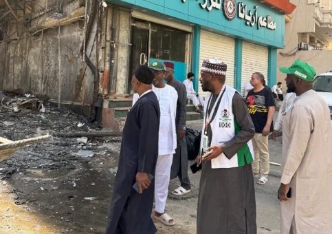 Fire Breaks Out at Mecca Hotel Hosting Nigerian Pilgrims