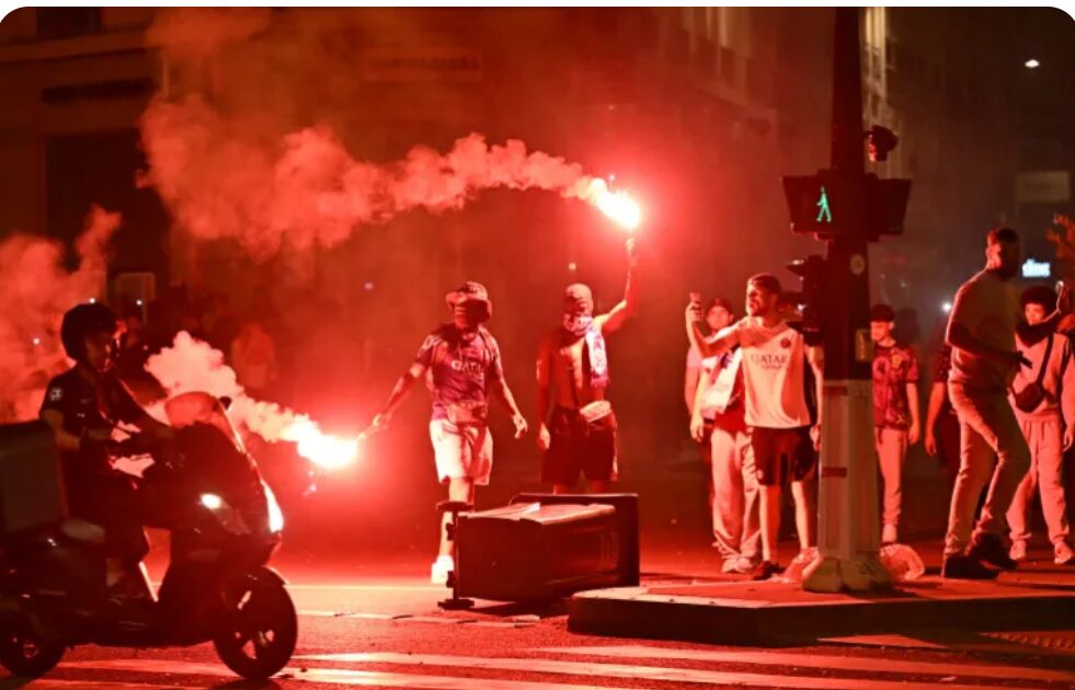 France Erupts in Celebration and Chaos After PSG’s Historic Win