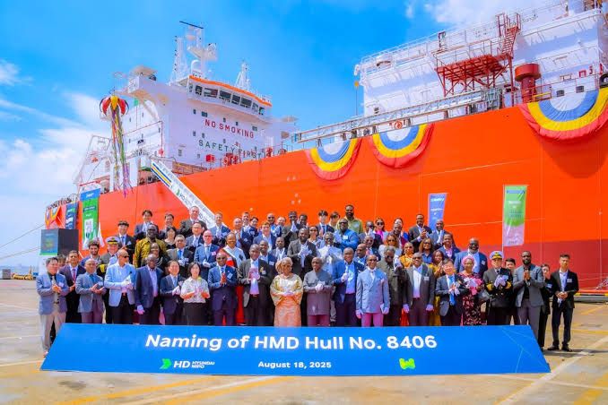 NNPC, Sahara launch 40,000 cubic metre LPG vessel in South Korea