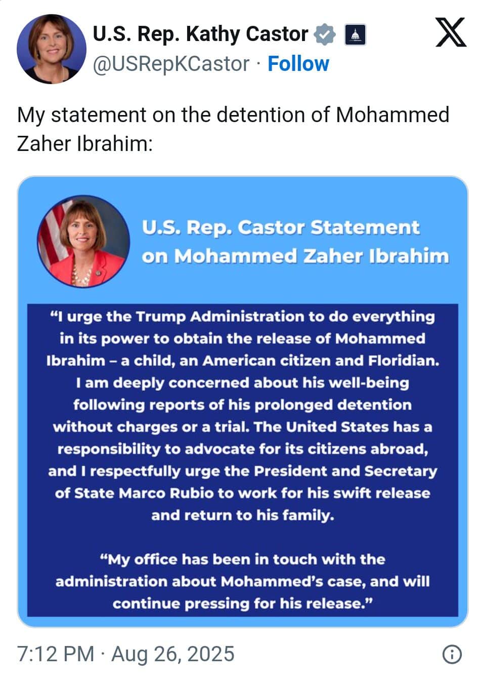 US teenager’s detention by Israel sparks calls for release