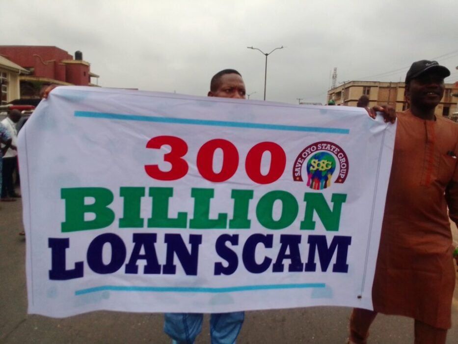 Oyo N300bn Loan: APC protests, rallies for Shittu amid controversy with Makinde
