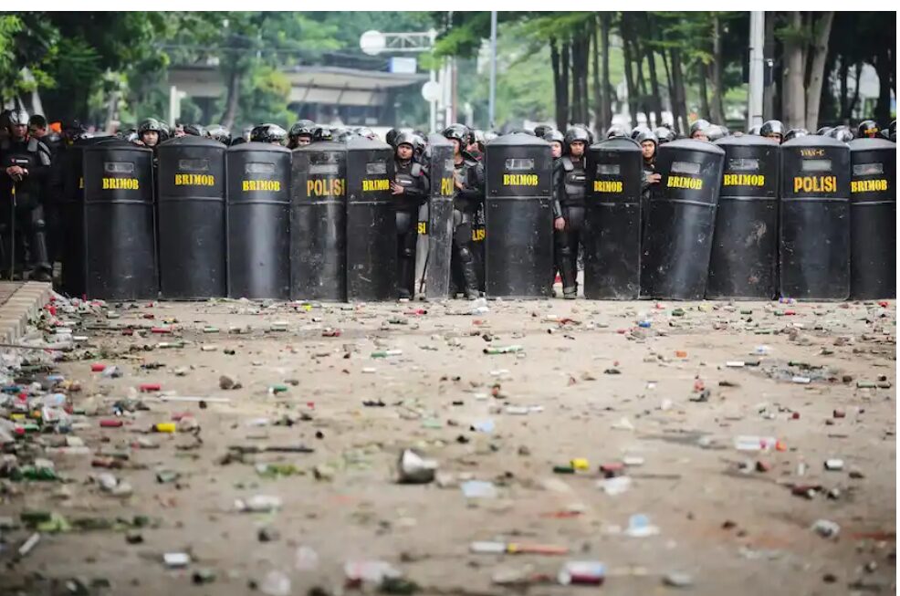 Widespread protests sweep across Indonesia
