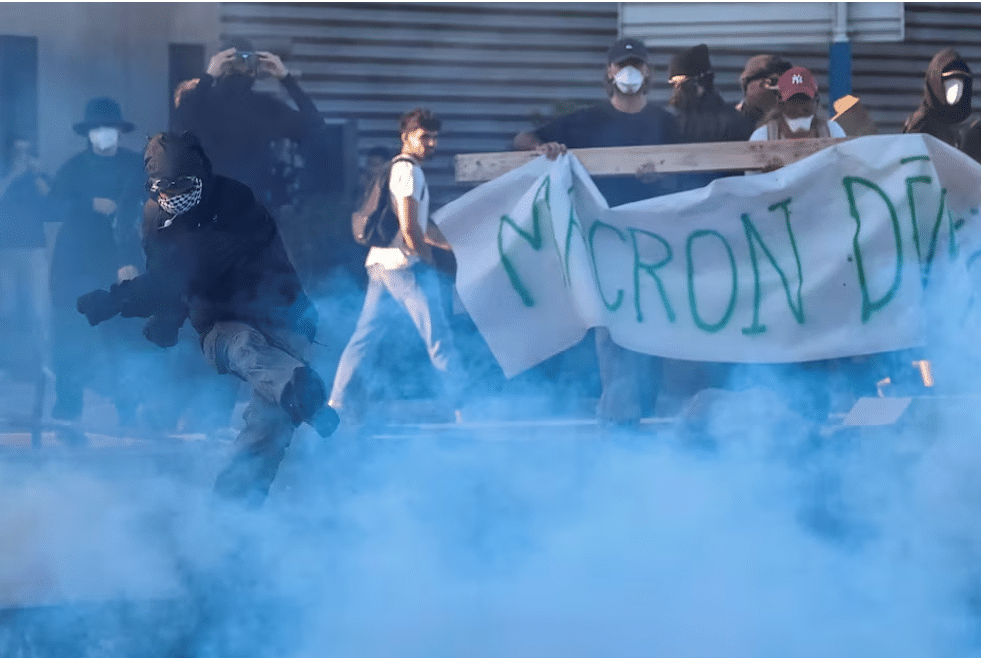 Hundreds arrested as ‘block everything’ protests grip France