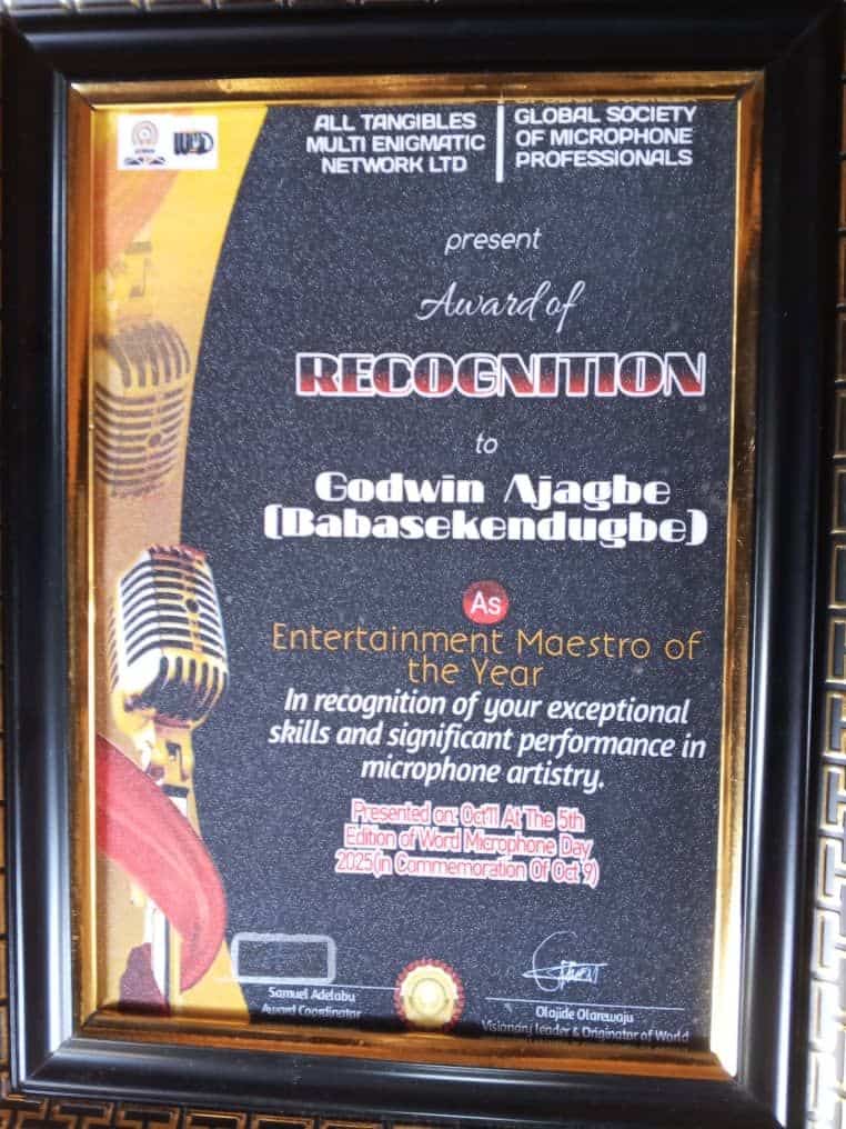 Best Entertainment Maestro of the Year