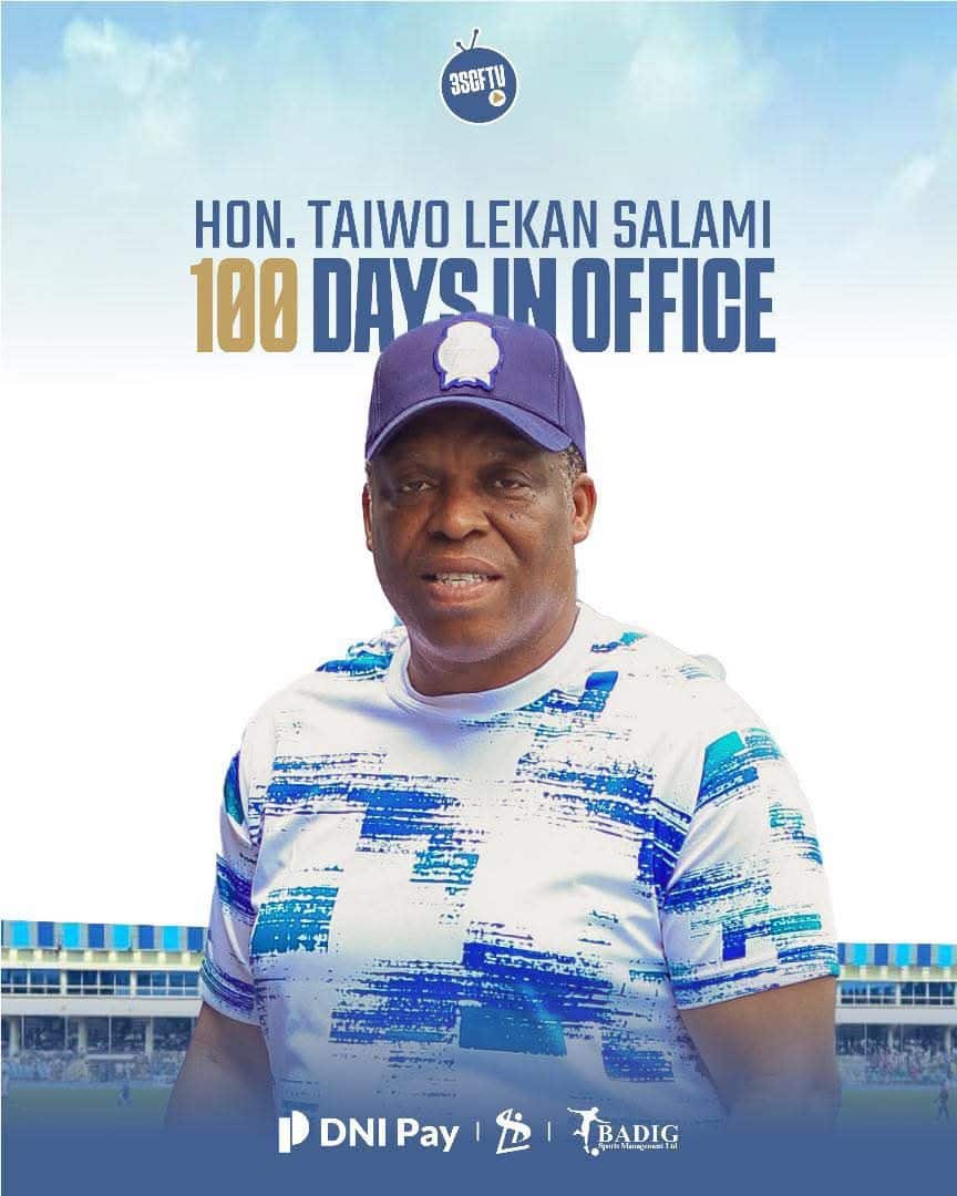 Celebrating Hon. Taiwo Lekan Salami’s first 100 days at Shooting Stars: A new era of competence and vision