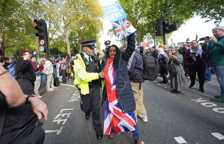 pro-Palestinian protest in London