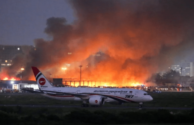 Bangladesh garment exporters fear $1bn losses after huge airport fire
