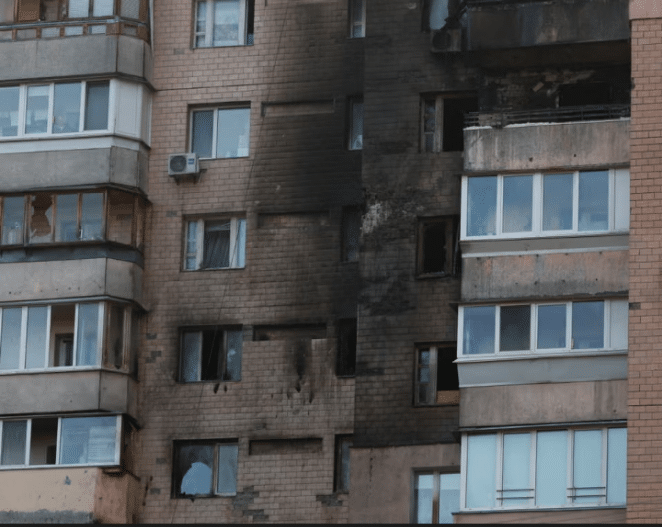 Kyiv Russian missile drone strike kills six, including children