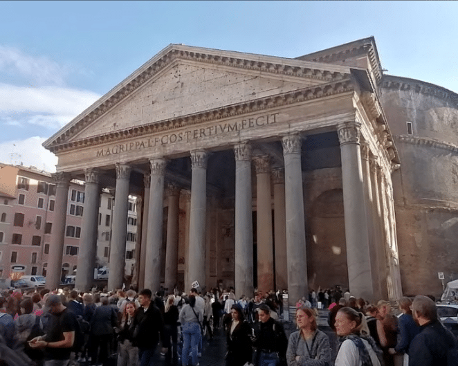 Japanese tourist dies after falling from Pantheon wall in Rome