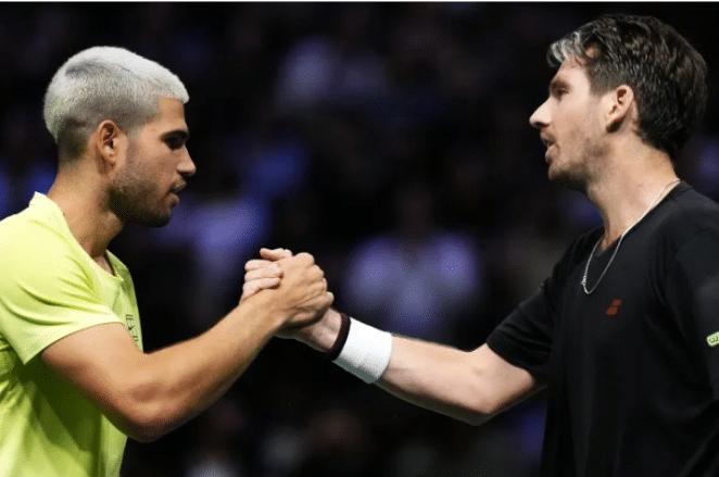 Carlos Alcaraz suffers shock loss to Cameron Norrie at Paris Masters