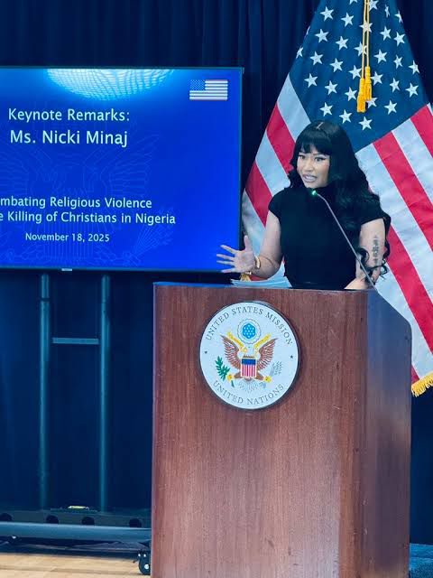 Nicki Minaj UN address