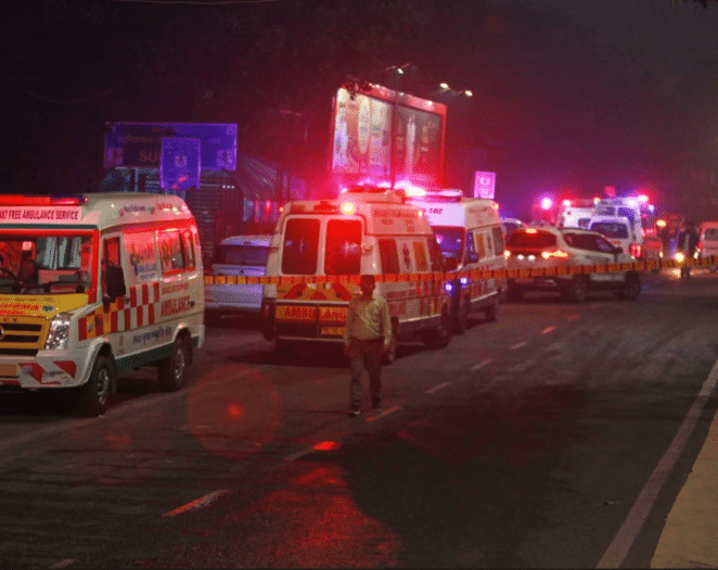 Car explosion in Delhi