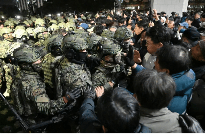 martial law declaration.
