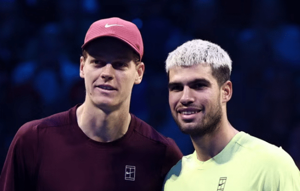 Alcaraz vs Sinner ATP Finals clash, Carlos Alcaraz year-end No 1, Jannik Sinner home advantage Turin, ATP Finals prize money, 2025 tennis season highlights
