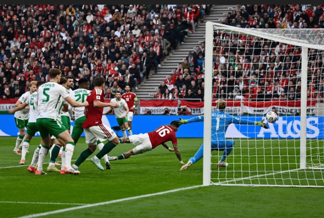 Troy Parrott’s last-gasp hat-trick sends Republic of Ireland to World Cup play-offs