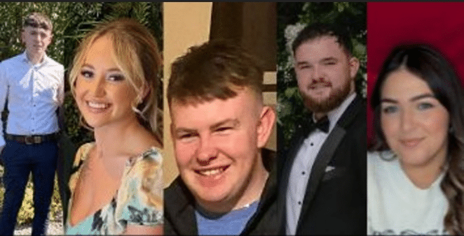 Five Young People Killed in Dundalk Crash as Communities Mourn Devastating Loss