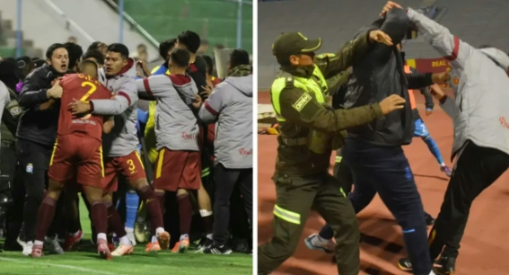 Referee issues 17 red cards in Bolivian cup match, match ends in chaos