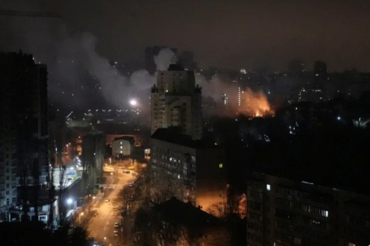Russia-Ukraine war live: Kyiv comes under deadly drone, missile attacks