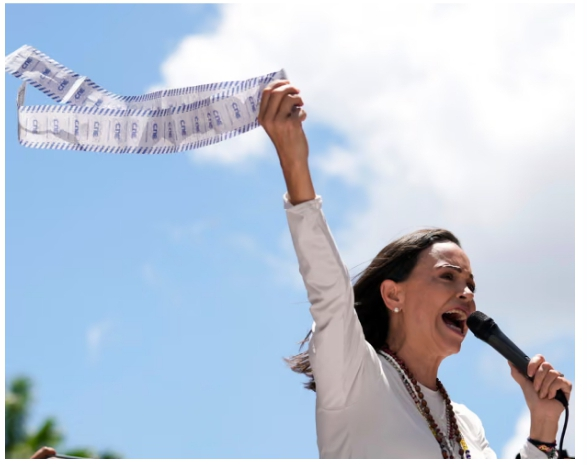 Venezuelan opposition leader María Corina Machado has been awarded the 2025 Nobel Peace Prize for her long-standing struggle for democracy and human rights in Venezuela.