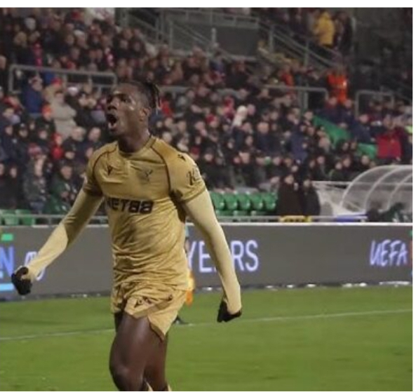 ECL: Christantus Uche shines, scores, assists as Crystal Palace dominate Shelbourne