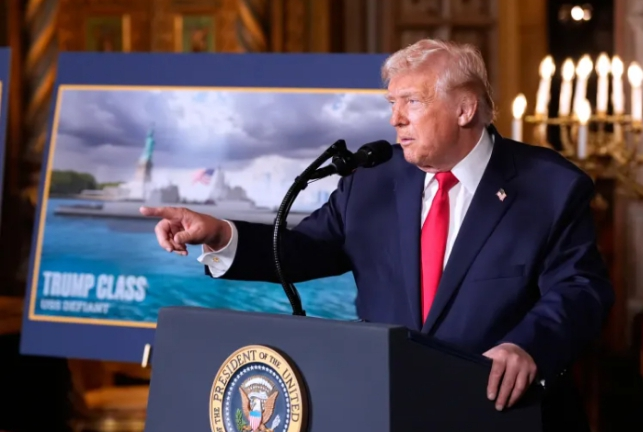 Golden Fleet Ascendant explores Donald Trump’s unveiling of Trump-class battleships, blending AI, advanced weapons, and bold strategy to reassert unchallenged US naval supremacy.