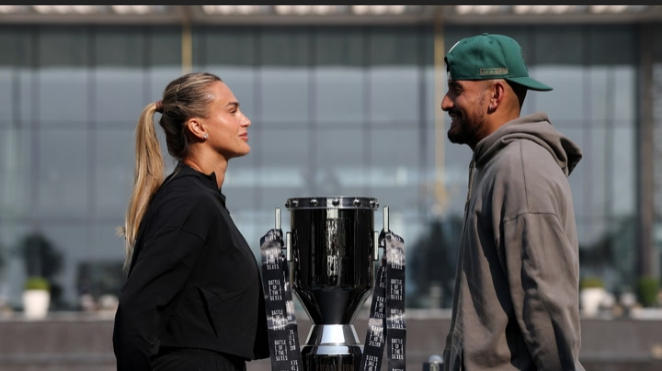 Nick Kyrgios defeats Aryna Sabalenka 6-3 6-3 in a controversial Battle of the Sexes tennis exhibition that divided opinion and reignited debate across the sport.
