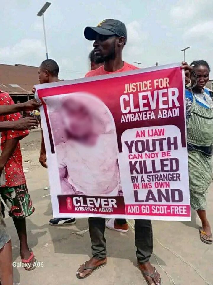 Swali protest: Bayelsa youths demand justice over slain polytechnic student