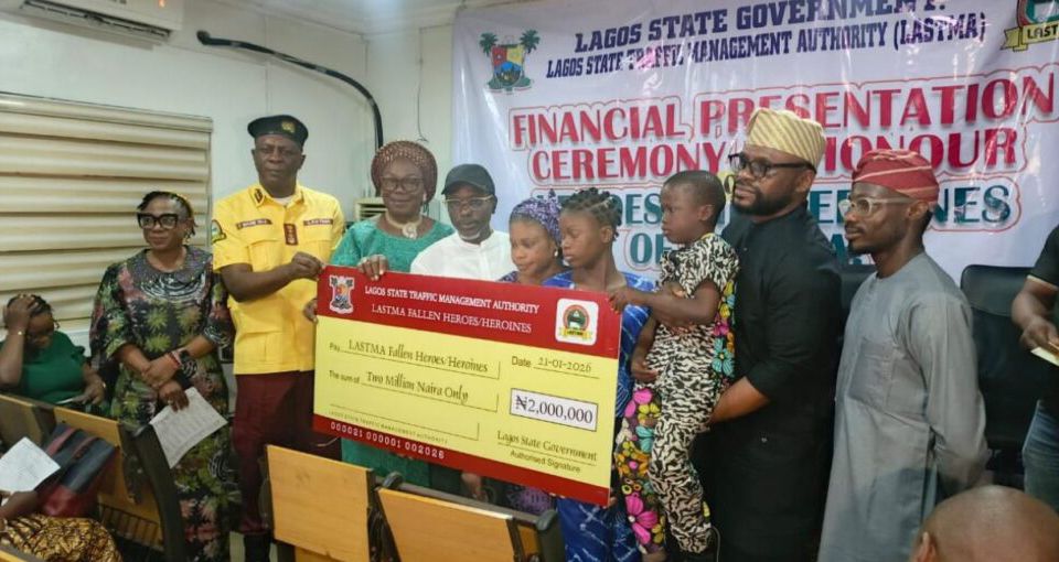 LASTMA fallen officers: Families receive ₦40m support from Lagos Govt