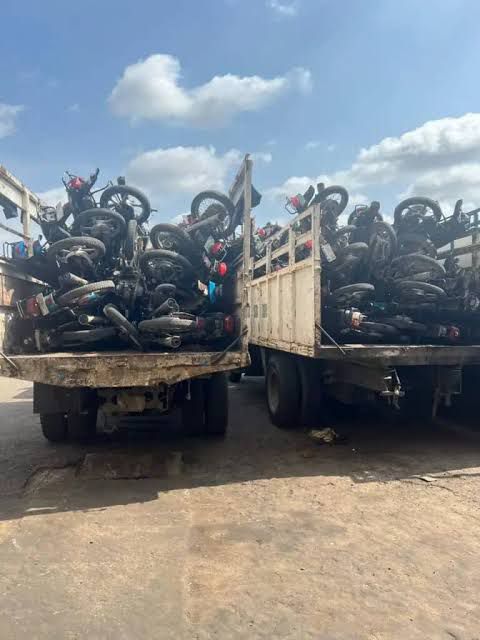 Lagos Taskforce intensifies crackdown on illegal motorcycle operations across State