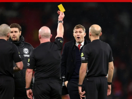Former referee Mark Clattenburg criticizes the Shea Lacey red as Manchester United were eliminated from the FA Cup by Brighton, calling the decision harsh yet technically correct.