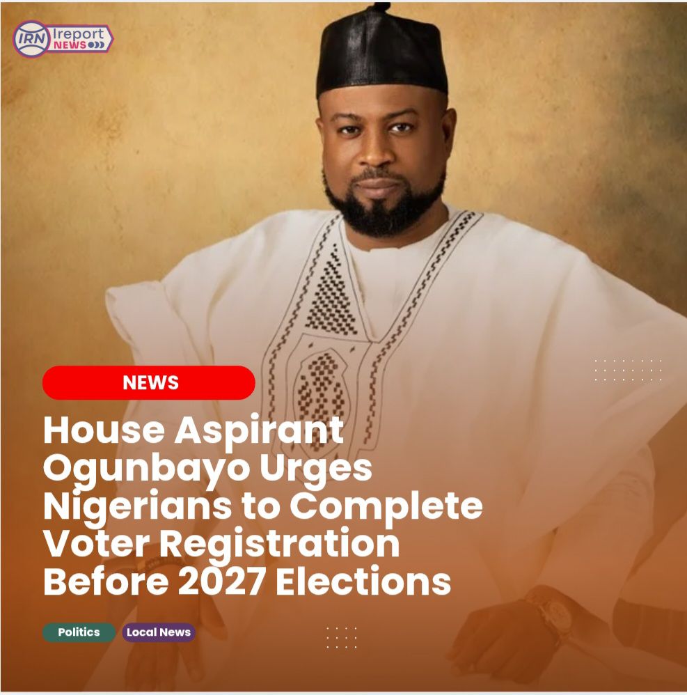 Ogunbayo urges citizens to prioritise voter registration for 2027 elections