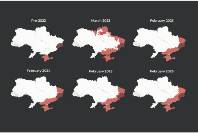 Mapping Russian attacks, territorial gains across Ukraine over four years