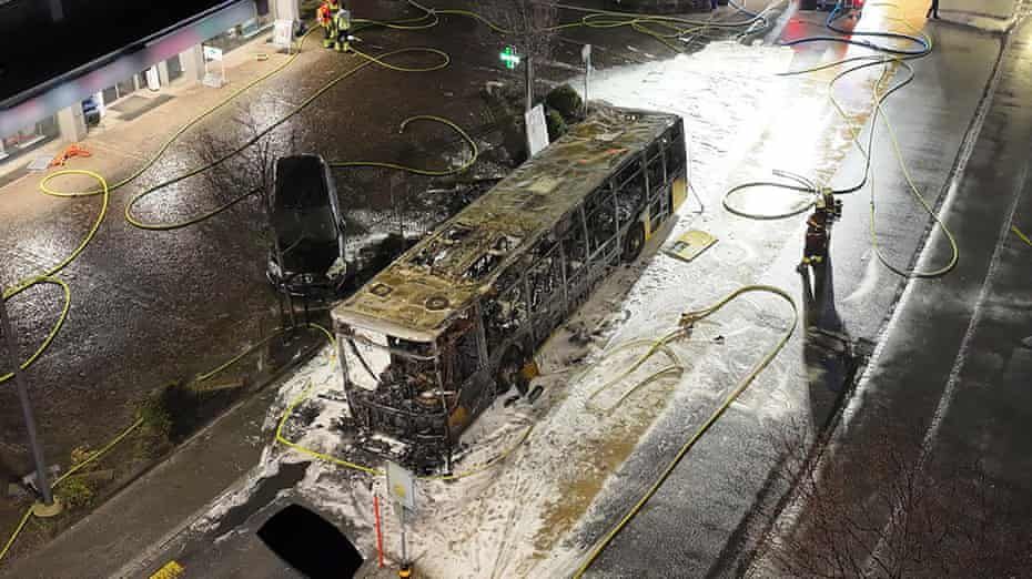Switzerland bus fire deaths investigated as possible deliberate act after multiple fatalities