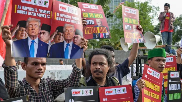 Indonesian president’s US ties questioned amid public anger over Iran war
