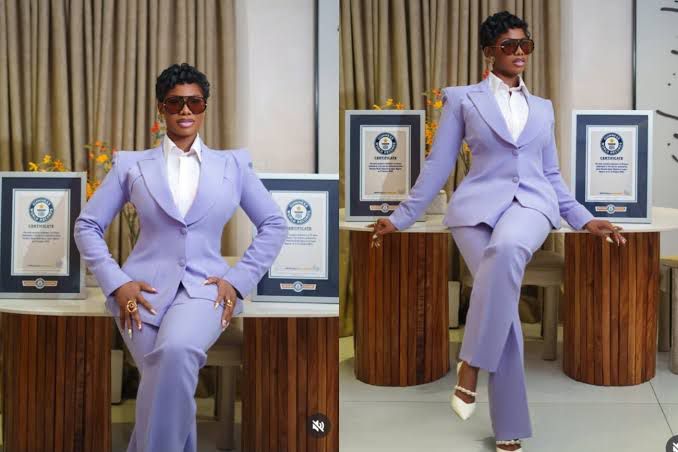 Tacha flaunts Guinness World Record plaque