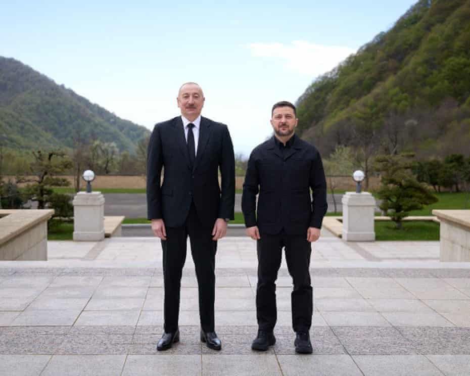 Ukraine war briefing: Russian strikes kill 10 as Zelenskyy signs Azerbaijan defence deal