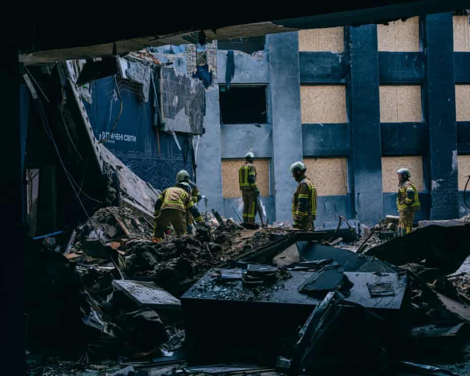 Kyiv cultural sites devastated as Russian missile attack damages museums and historic landmarks