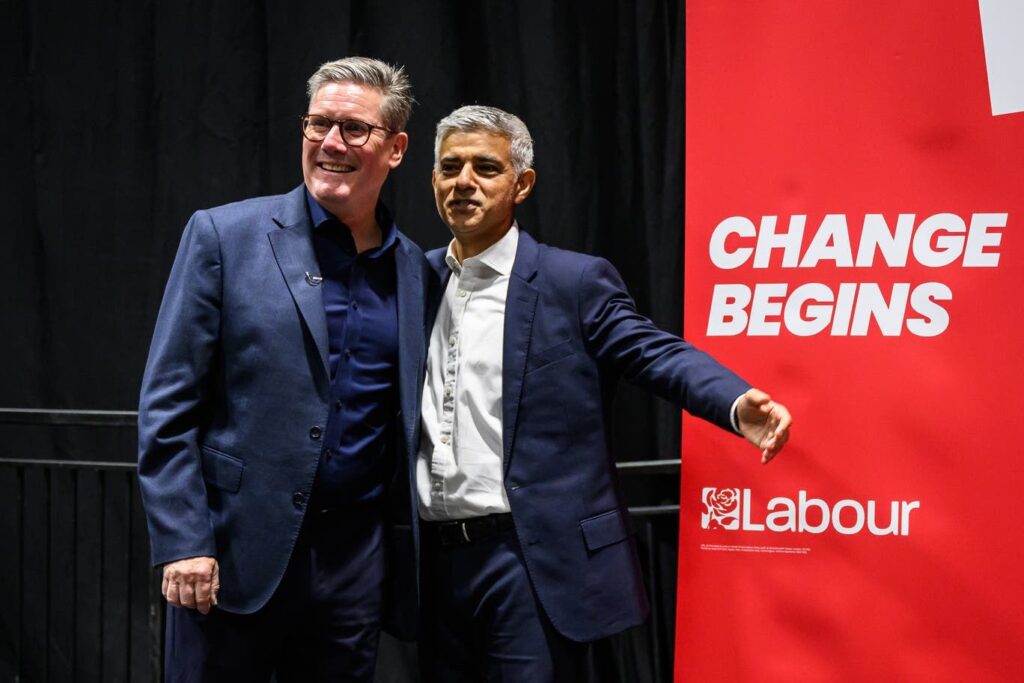 Keir Starmer honours Sadiq Khan with Peerage in final act as Prime Minister