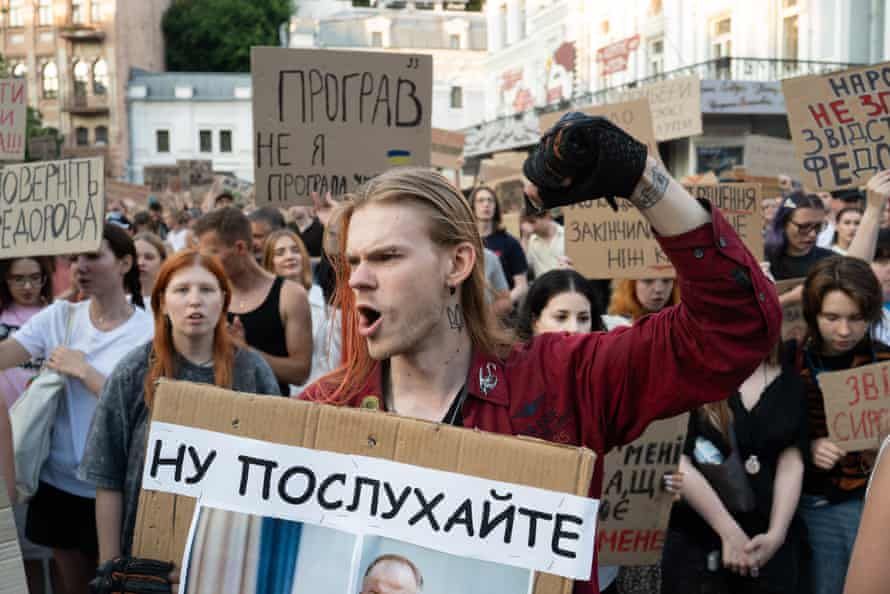 Zelenskyy Defence Minister Sacking Sparks Protests And Questions Over Ukraine War Strategy