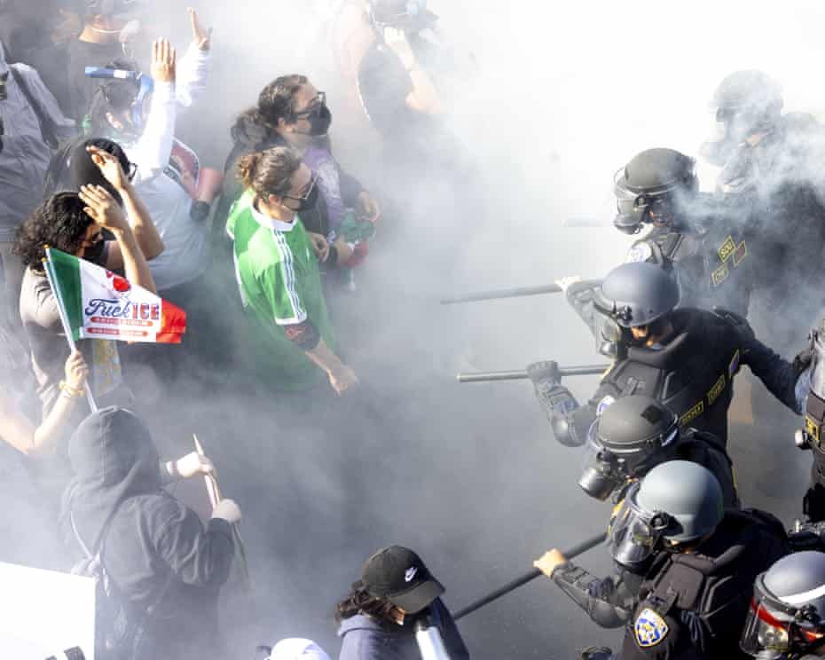 Misuse of crowd control weapons linked to blindings and brain injuries at ICE protests