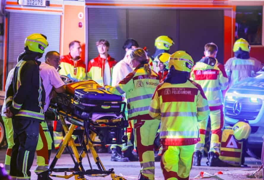 Berlin pride attack Abdul Ballout shot dead after Tiergarten Van and knife rampage