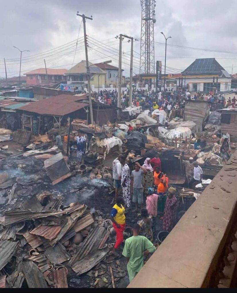 Bode market fire