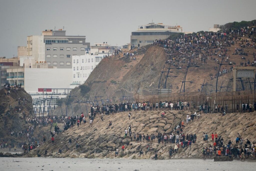Ceuta migrant crisis: 60,000 cross from Morocco as Trump calls it catastrophe and Spain deploys troops