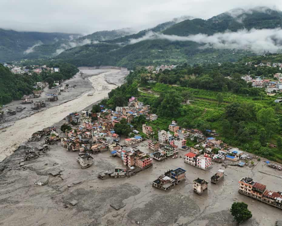Nepal-Tibet border floods leave more than 1,000 missing