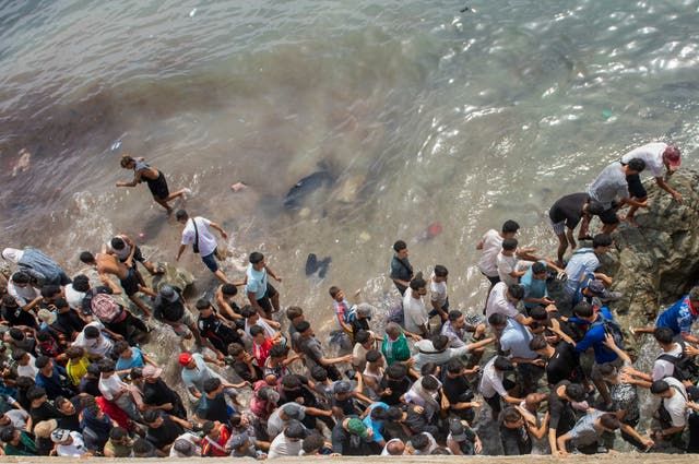 Ceuta migrant crisis: 60,000 cross from Morocco as Trump calls it catastrophe and Spain deploys troops