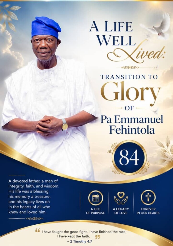 Dupe Fehintola’s father’s passing: iReport247News mourns with media guru